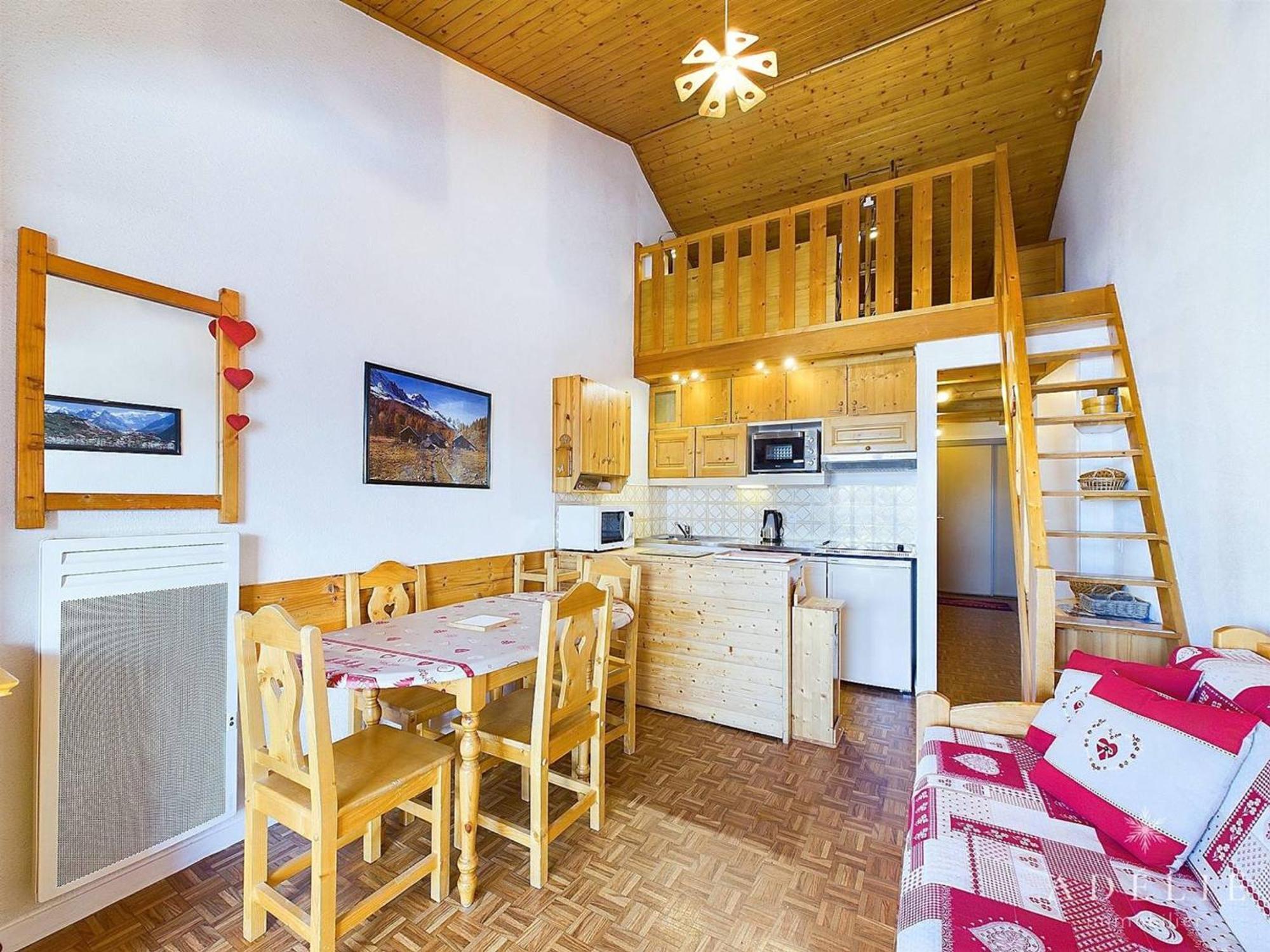 Studio Cabine Et Mezzanine Pour 4 Pers A Montvalezan-La Rosiere - Fr-1-398-550 Екстериор снимка